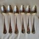 Silver-plated Table Cutlery Ridoux 6 Spoons and 6 Forks