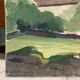 Vintage landscape painting