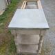 Grand meuble style drapier en bois et zinc