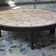 Table basse carrelée Garrigue signée Roger Capron