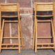 Bamboo counter or bar. (With 2 folding high chairs)