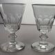 6 crystal glasses from Baccarat / Saint Louis / Caton