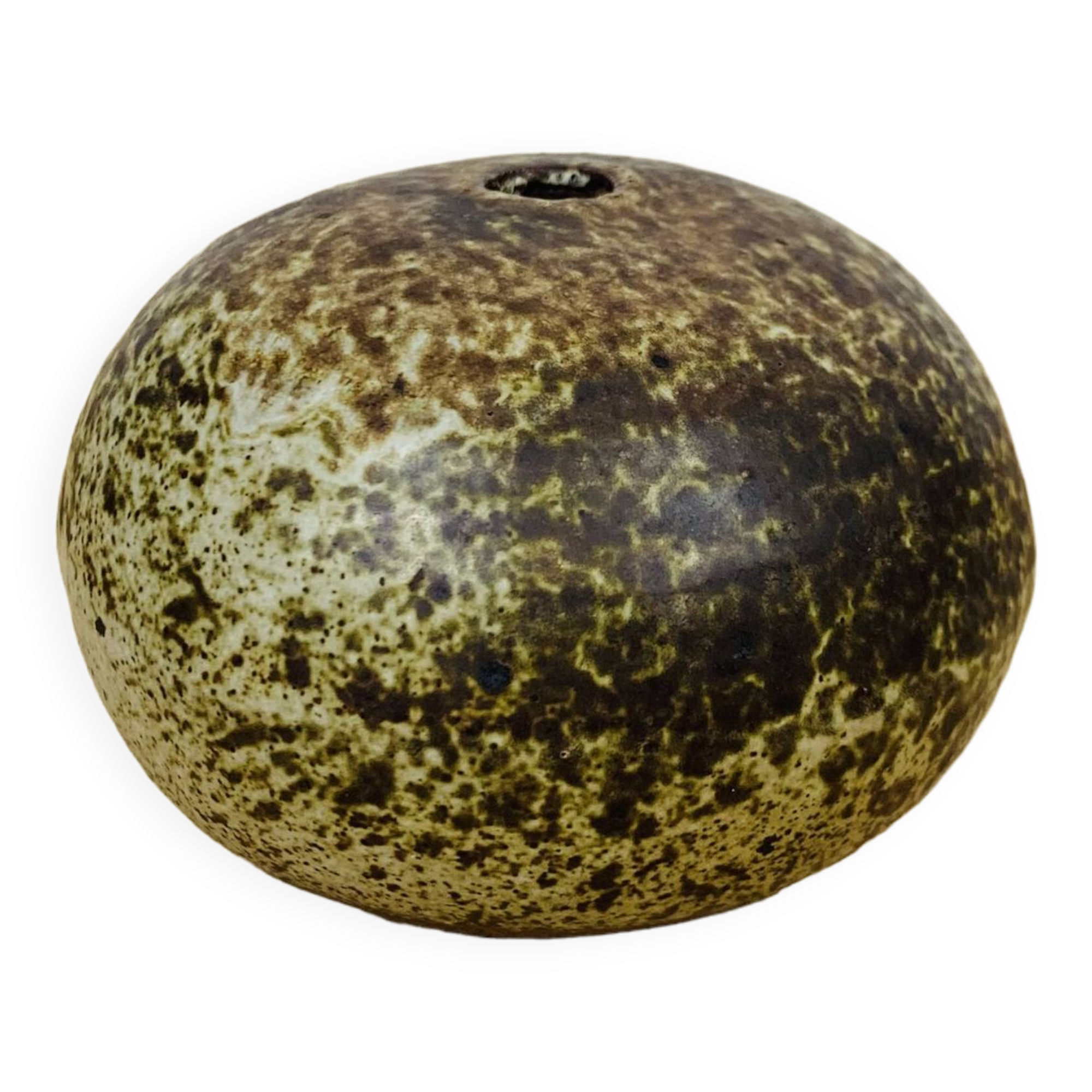 Soliflore pyrite sandstone ball vase