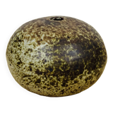 Vase boule grès pyrité soliflore