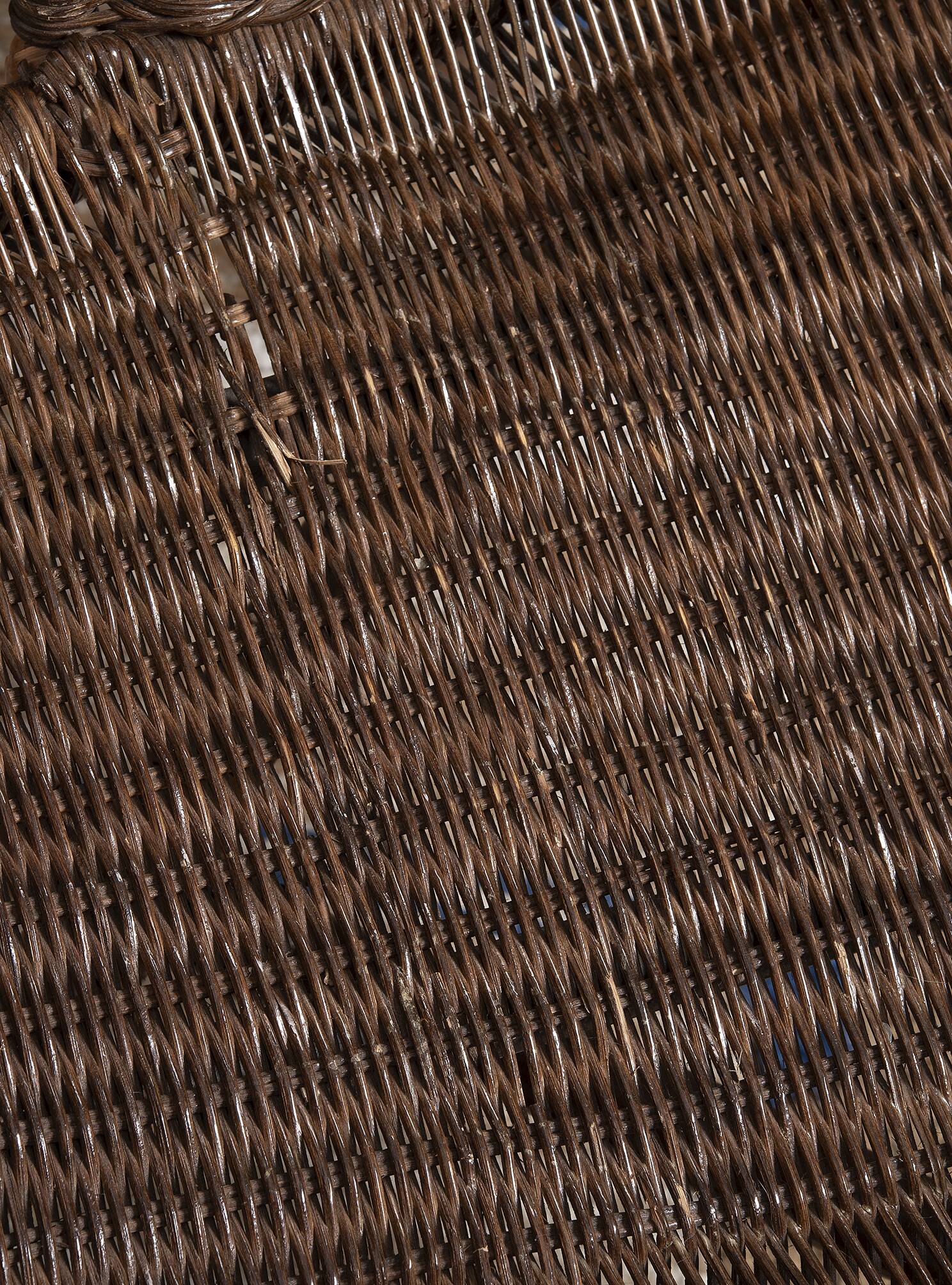 Vintage Rattan Armchair, wicker, set of 3