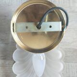 Art Deco shell leaf wall lamp