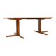 Table à manger ronde extensible vintage danoise en teck