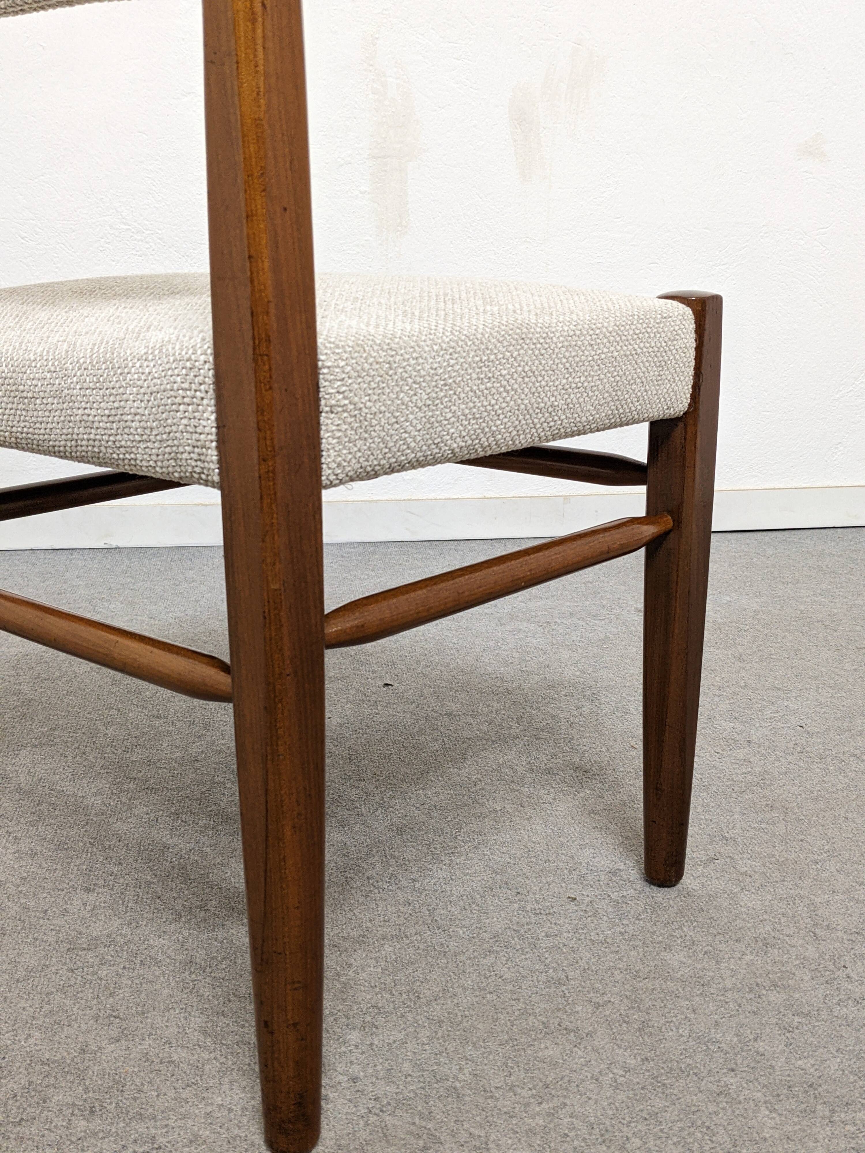 Set of 4 Scandinavian teak chairs, Denmark circa 1960.