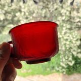 Vintage Arcoroc Sierra Ruby cups