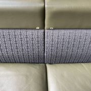Pfister sofa for Knoll in khaki leather