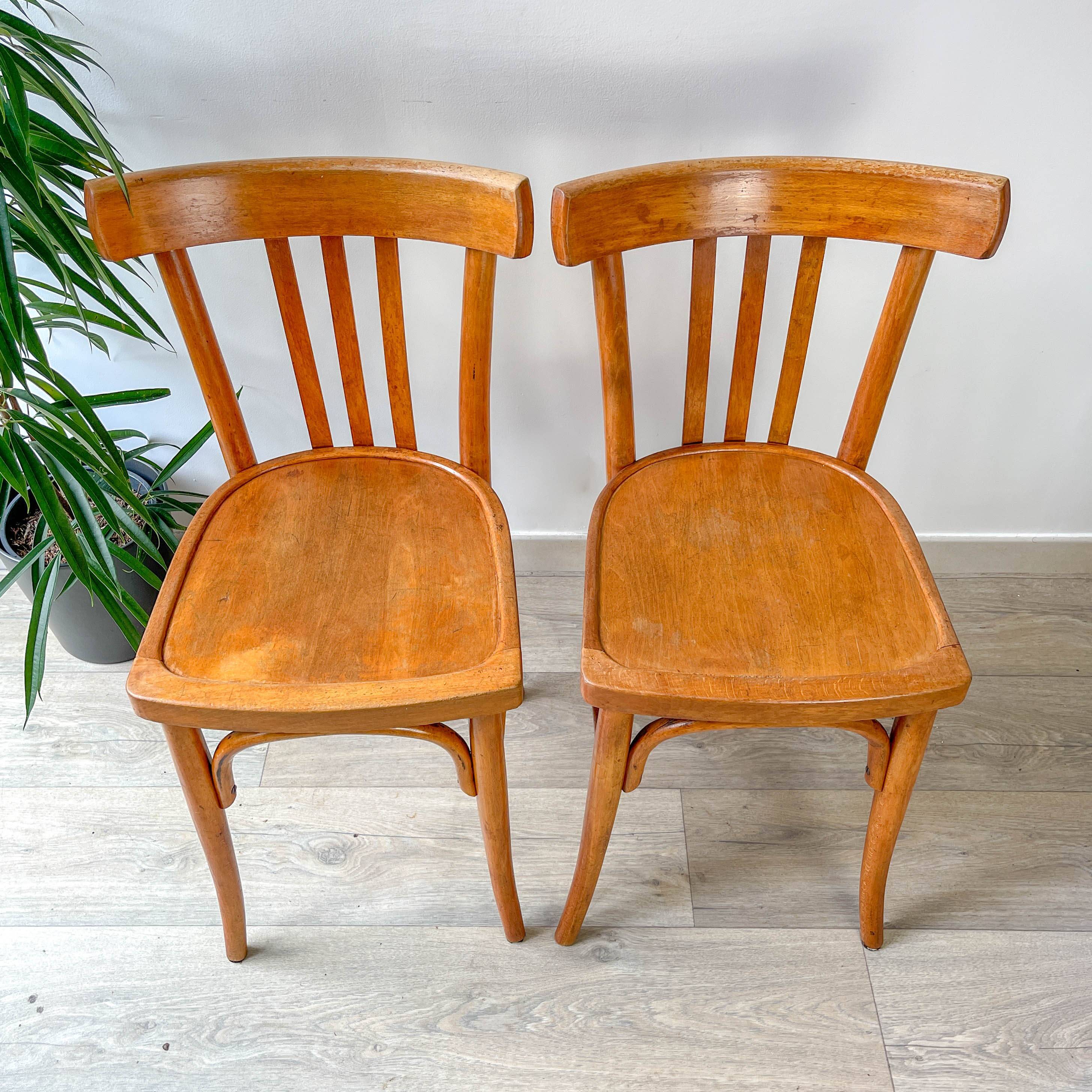 Vintage Baumann bistro chairs – 1960