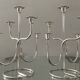 Pair of Tommy Larsen silver brass candlesticks from the 70s