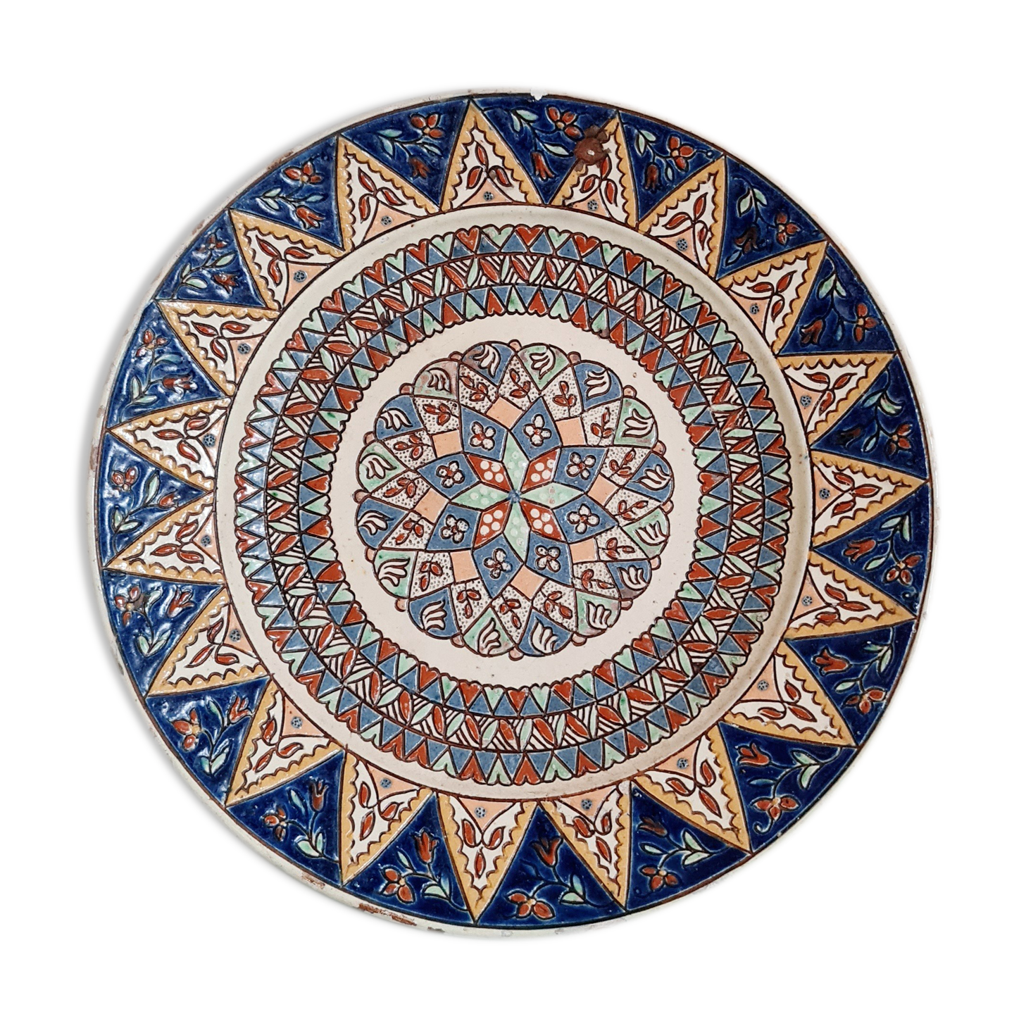 Old Moroccan plate