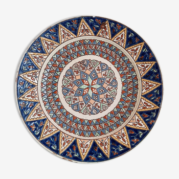 Assiette ancienne marocaine