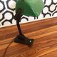 Old lamp type notary lamp Erpe enamelled