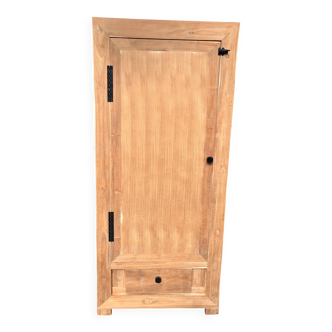 Armoire d'angle, bonnetière d'angle rénovée