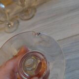 Antique Art Nouveau stemmed glasses