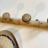 Antique bamboo coat rack from the 1920s