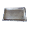 Silver metal tray with GANDAIS punch