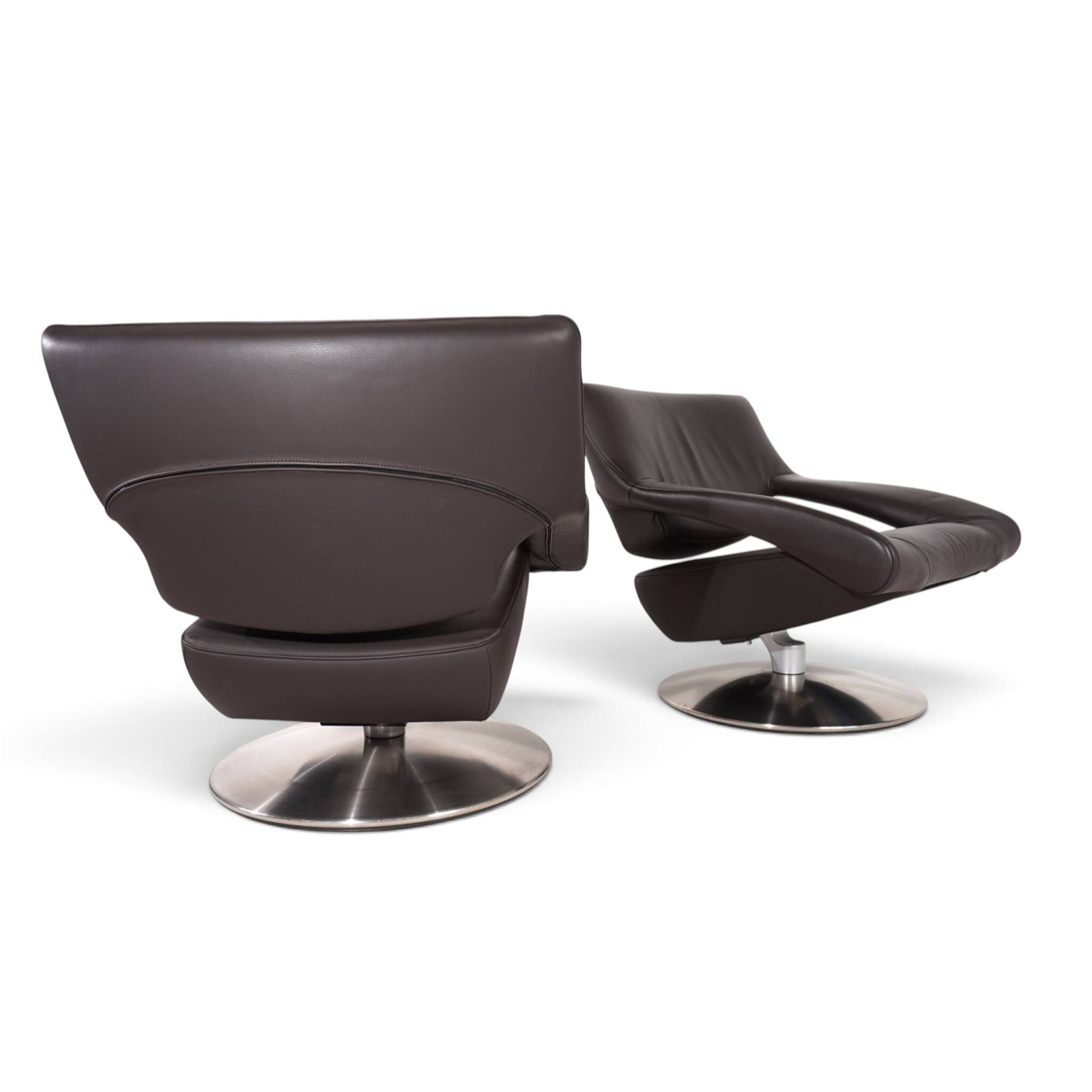 De Sede DS-255 Avantgarde Lounge Chair in Dark Brown Leather, 2000