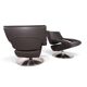 De Sede DS-255 Avantgarde Lounge Chair in Dark Brown Leather, 2000