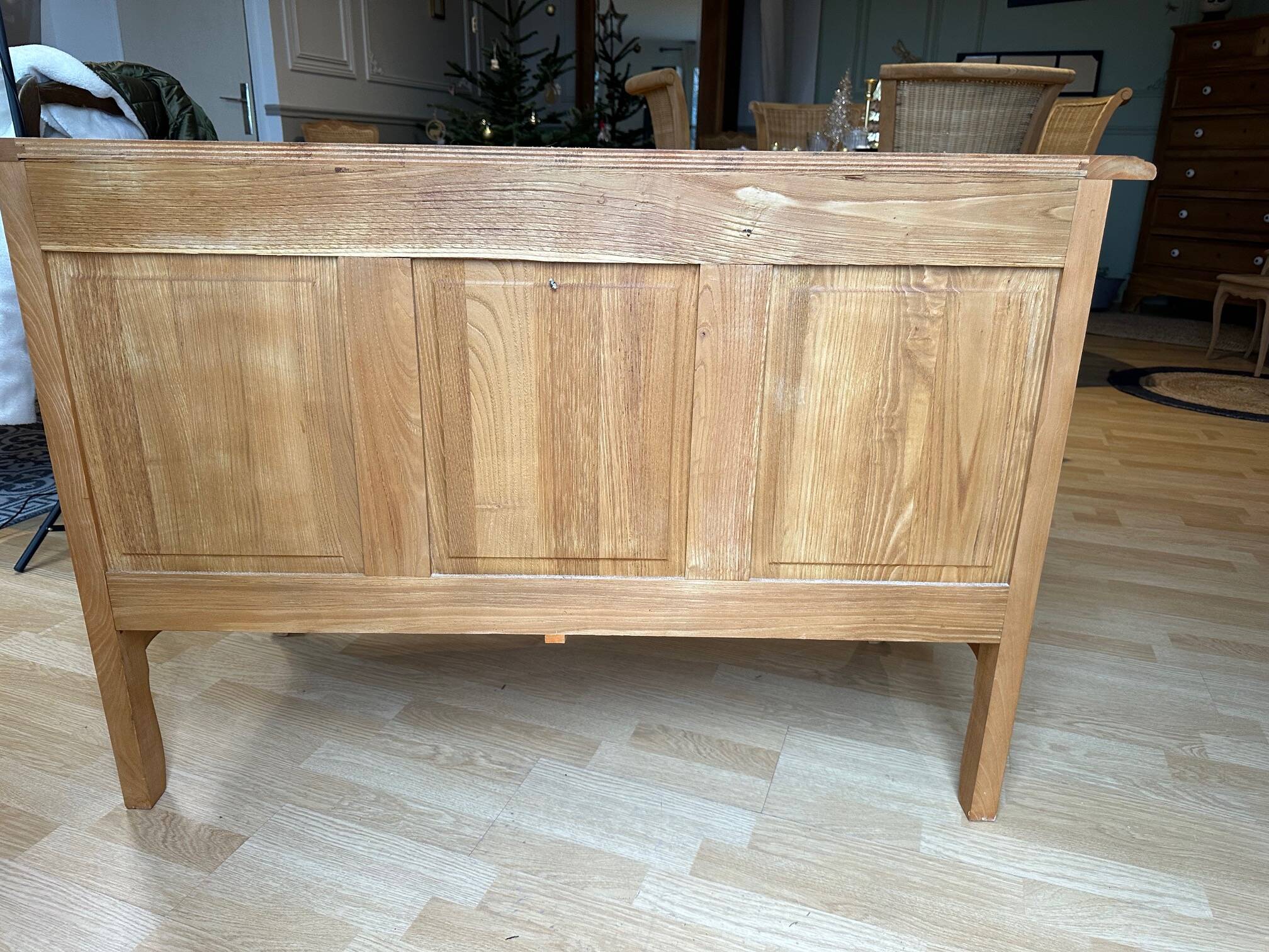 airbrushed bar cabinet