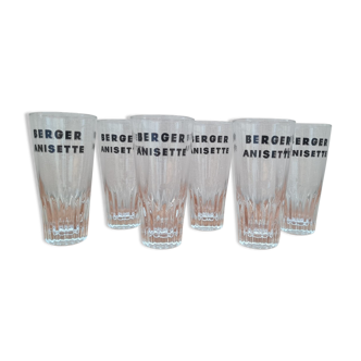 Set de 6 verres Berger Anisette