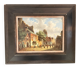 Old Oil Painting Copper Jan Beekhout Street Scene Dutch Middle Ages