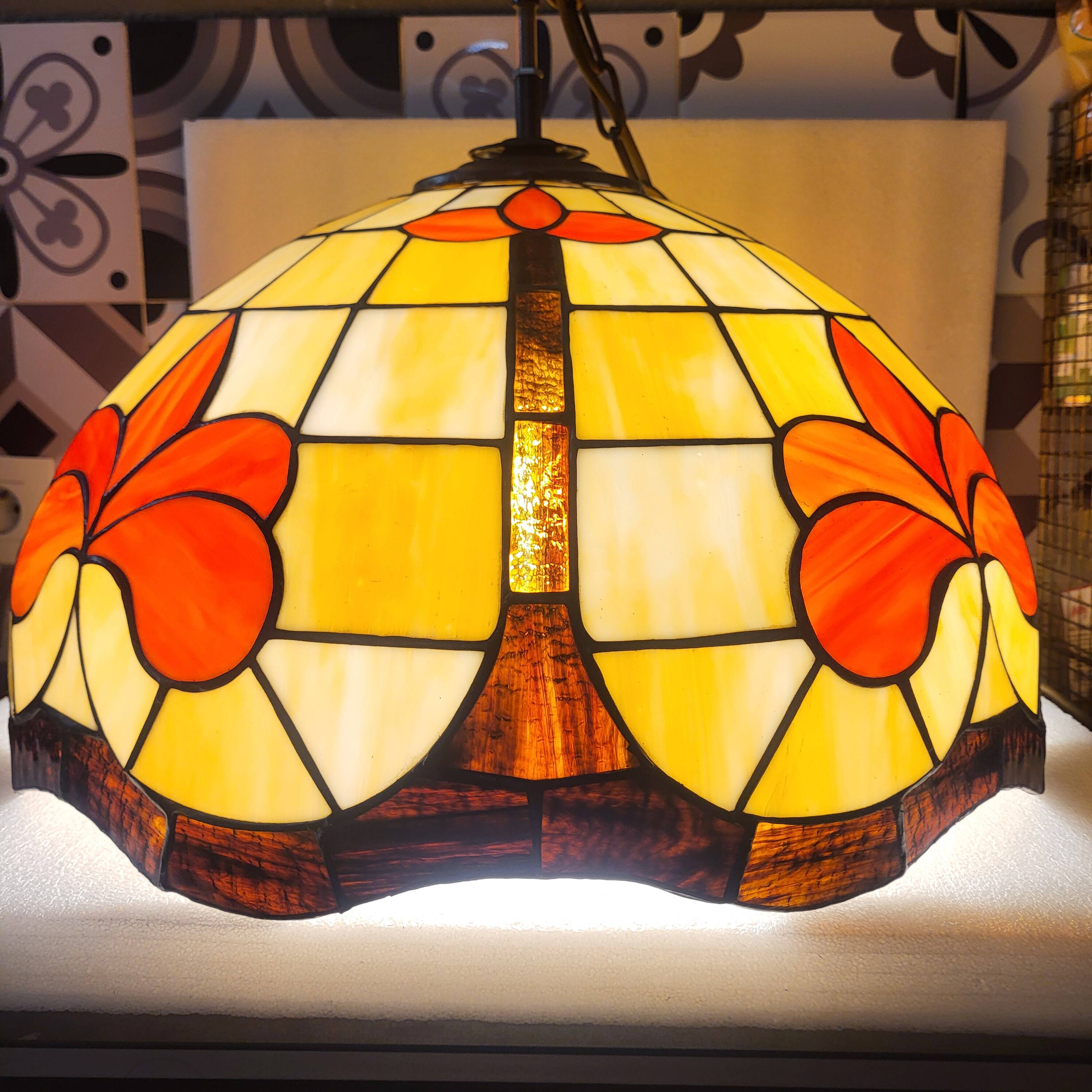 Large pendant light, art deco, vintage