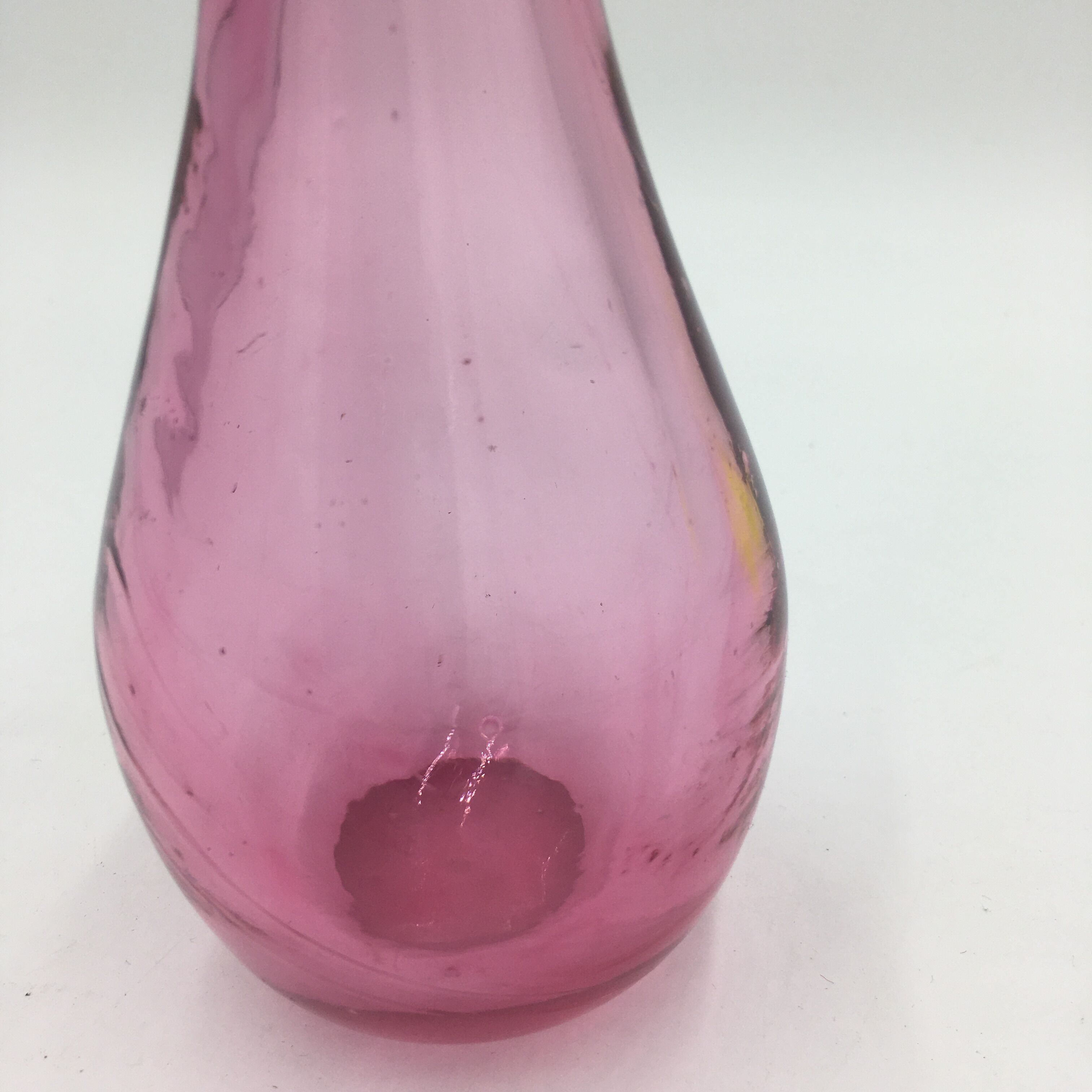 Bicolor glass vase