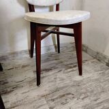 6 chaises en Skaï style scandinave