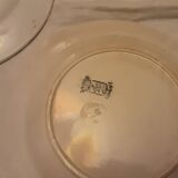 2 plates with rooster design from longwy