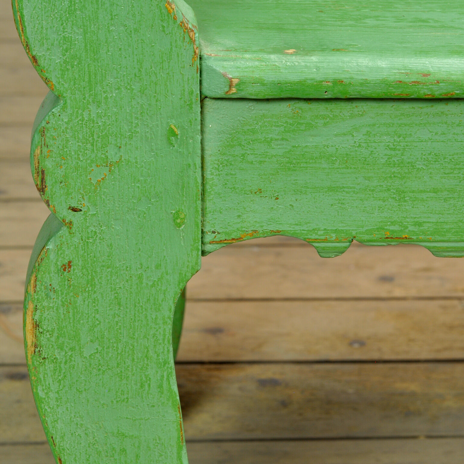 Antique pine bench, 1920s