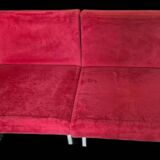 Paire fauteuils rouge hermès année 1960