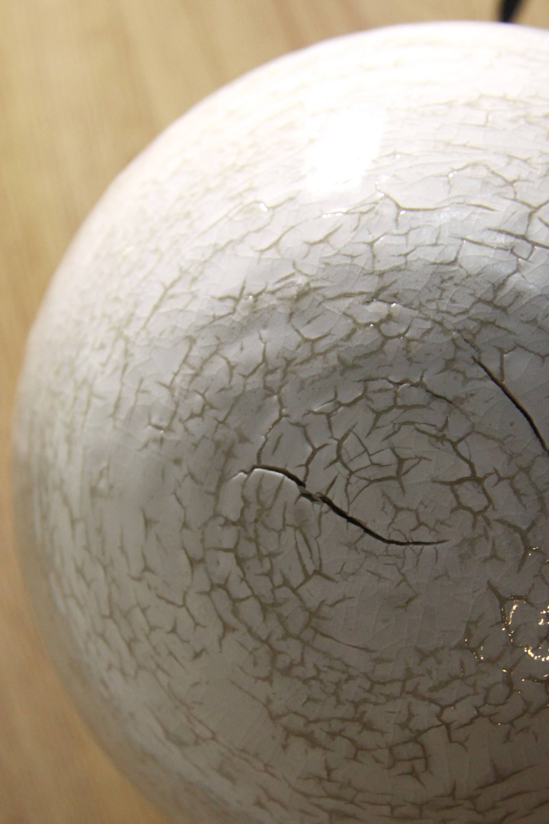 Ceramic mushroom lamp