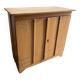 Antique Parisian sideboard with patinated wood / jam cabinet