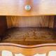 Pair of Louis XV style bedside tables in oak