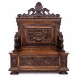 Renaissance style chest, France, circa 1870.