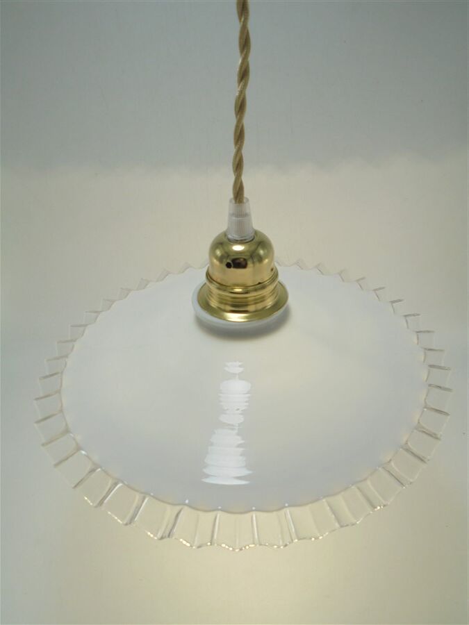 Toothed opaline suspension
