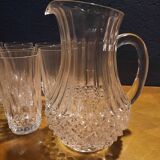 12 verres cristal d'Arques - modèle Longchamp- rétro