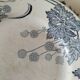 Set of 6 ironstone plates in shades of blue, late 19th to early 20th century.