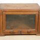 Art Deco showcase in Burmese teak