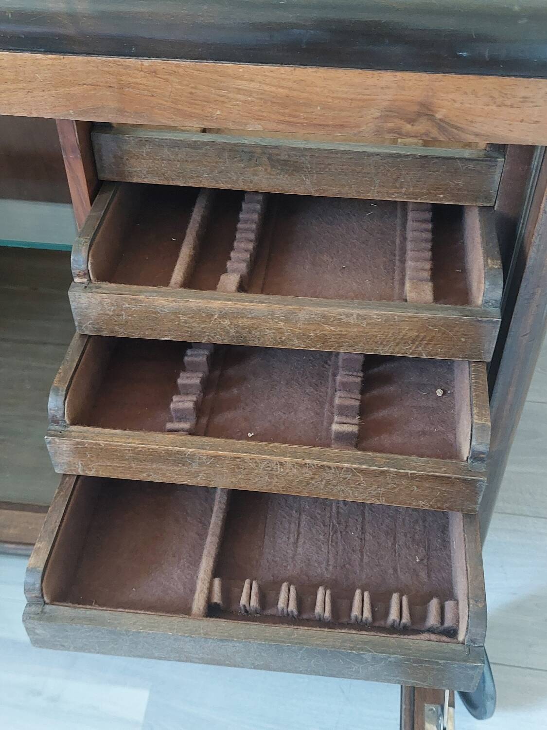 Art Deco trolley serving cart