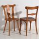 Vintage dining chairs Thonet / TON (c.1920-1950). Set of 8 pieces.
