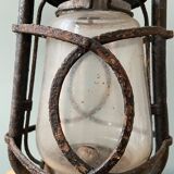 Old kerosene storm lamp