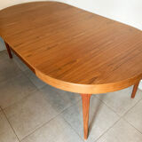 Table danoise teck scandinave par Oluf Theodor Larsen 1960 extensible
