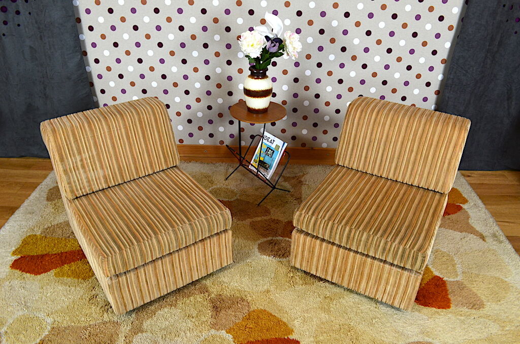 Pair of vintage armchairs 1970s