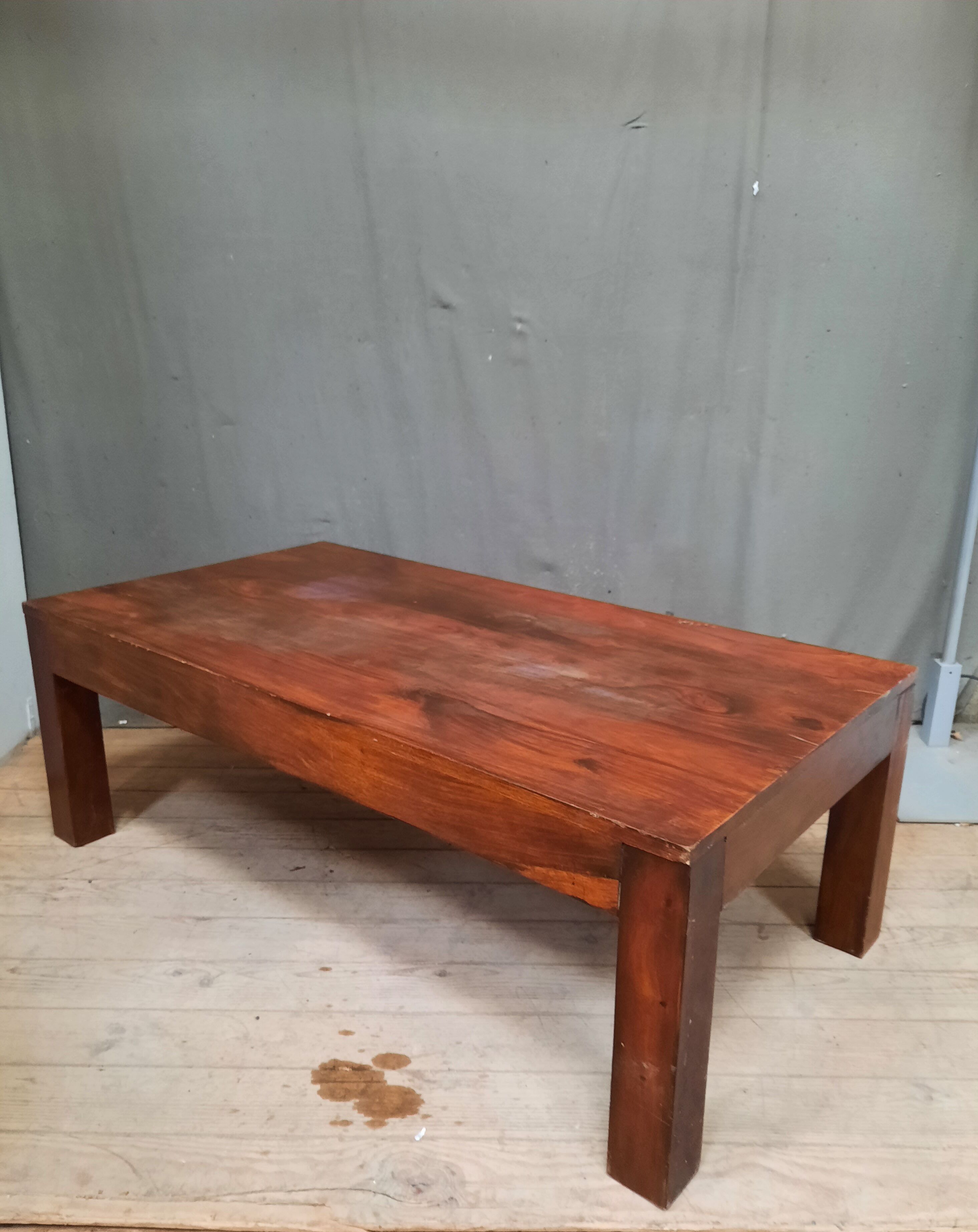 Coffee table in exotic wood