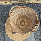 Old wicker pan