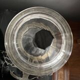 Sucrier Art-Deco - Verre - Bois et Métal